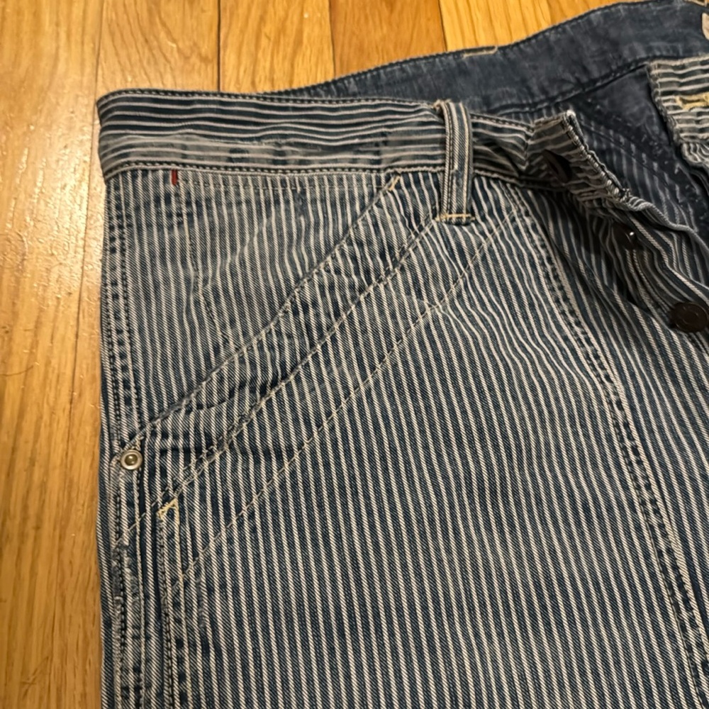 RARE Polo by Ralph Lauren Vintage 67 Pants - Blue Striped.  Mens: 34X30**